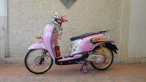 Modifikasi honda scoopy, 2011 (solo). Modifikasi Scoopy Pink Retro Scoopy Pink Retro Galeri Foto Otosia Com Otosia Com