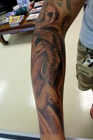 Tattooist river · graffittoo · min kang. 76 Half Sleeve Phoenix Tattoo Sleeve