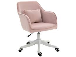 Maybe you would like to learn more about one of these? Chaise De Bureau Velours Fauteuil Bureau Massant Coussin Lombaire Integre Hauteur Reglable Pivotante 360 Rose Poudre Vente De Homcom Conforama