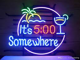 2021 New Its 500 Somewhere Margaritaville Buffett Real Neon Beer Bar Pub Light Sign From Huangxiaxing 85 97 Dhgate Com Neon Beer Signs Neon Signs Neon Light Signs