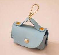 Distributeur de sac à crottes en cuir durable