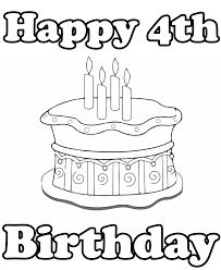 5th birthday cake coloring page print. Pin On Birthday Coloring Book