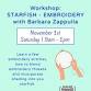 Workshop with Barbara Zappulla | EMBROIDERY - STARFISH event image