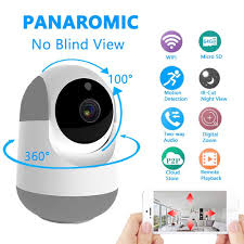 Hd 1080p 360a Panoramic Indoor Wireless Ip Security Camera Wifi Surveillance Pet Camera With Cloud Storage Wireless Ip Camera Ip Security Camera Remote Viewing