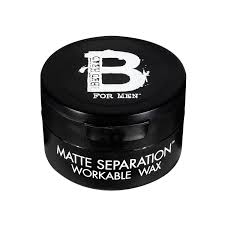 It combines the holding power of a gel but without the crispiness, and the cool. Amazon Com Tigi Bed Head Men Matte Separation Wax 2 65 Ounce Hair Care Styling Products Beauty Hair Wax For Men Hair Wax Pomade Packaging