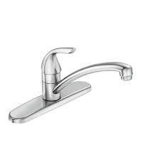 Best kitchen faucet with magnetic docking: Moen Adler Single Handle Low Arc Standard Kitchen Faucet In Chrome The Home Depot Canada