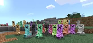 All kinds of minecraft pe texture packs and resource packs, to change the look of minecraft pe in your game. Colored Creepers Texture Pack Minecraft Pe Texture Packs