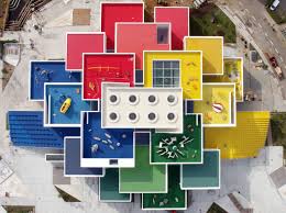 Twenty One Colorful Cubes Compose Denmark S Newly Opened Lego House Lego House Lego Billund