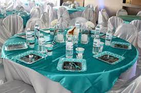Turquoise Baby Shower Time For The Holidays