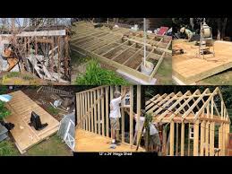 We will deliver the plans straight to your inbox. Diy How To Build 12 X 24 Mega Shed Shack Tiny House Garage Foundation Footers Framing Roof Truss 1 Youtube