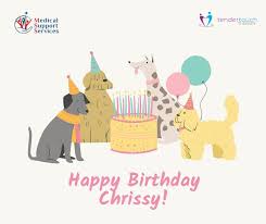 Tender Touch Therapy Happy Birthday To Chrissy One Of Our Wonderful Speech Language Pathologists We Hope You Have A Great Day Today Facebook