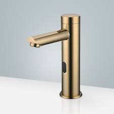 shop fontana gold finish touchless