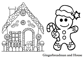 You will love these gingerbread coloring sheets that help you celebrate the holidays in december. Gingerbread House Christmas Coloring Pages For Kids Drawing With Crayons