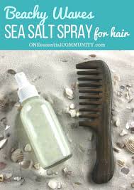 Print the mermaid hair labels on sticker or label paper. Diy Beachy Waves Sea Salt Spray For Hair Recipe One Essential Community