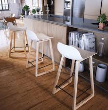Home » tabouret de bar » tabouret snack style scandinave. Tabouret De Snack Mi Hauteur Skala Blanc Design Scandinave Pieds Bois