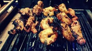 Barbeque Nation Prawns And Chicken Live Grill On My Table Chicken Livers Barbeque Nation Foodie