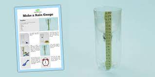 The top of the rain gauge is ideally 0.3 m above the ground with no nearby objects to alter the wind flow. Diy Build A Rain Gauge Craft Instructions Twinkl Resources