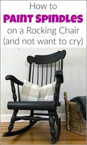 This Is The Best Way To Paint A Wooden Rocking Chair Rocking Chair Makeover Wooden Rocking Chairs Diy Rocking Chair