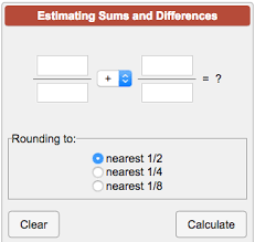 Check spelling or type a new query. Estimating Sums And Differences Of Fractions Calculator