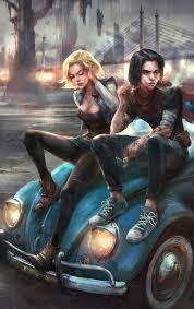 I'd super appreciate 18 playing with little marron. Artstation Android 18 And Android 17 Ivan Tao