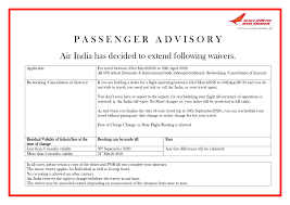 Air India On Twitter Flyai Important Update For Air India Passengers