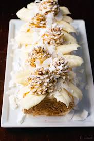 Winter White Yule Log Coconut Almond And White Chocolate Swiss Roll B Sweet Yule Log Christmas Dessert Table Yule Log Cake