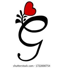 Twisting the traditional tattoo can turn it into a tasteful design. G Name First Letter Tattoo Illustration Stock Illustration 1722000754