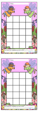 Twinkl Resources Fairy Sticker Stamp Reward Chart