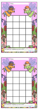 twinkl resources fairy sticker stamp reward chart