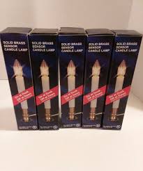 5 Electric Christmas Candles Solid Brass Automatic Sensor Dusk To Dawn New Gerson Dusk To Dawn Christmas Candles Dawn News