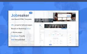 Website Templates 108789 In 2020 Job Board Html5 Templates Website Template