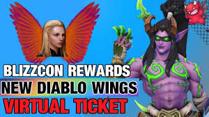 As for the next game in the franchise, diablo 4, the developer has already shown off some of the game and has been conducting an alpha test since it was announced at blizzcon 2019. Blizzcon 2019 Virtual Ticket Rewards Diablo Wings Wow Pets Overwatch Skins Youtube
