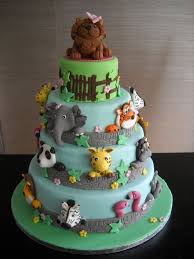 Animal Birthday Cake Ideas If Your Little One Loves Creatures You Are Able To Surprise Him Having A Special C Zoo Birthday Cake Zoo Cake Animal Birthday Cakes