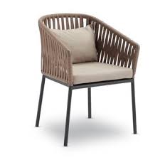 Kettal Bitta Gartenstuhl Armlehnstuhl Natte Beige 582 Inkl Sitz Und Ruckenkissen Gartenstuhle Zerlegbare Mobel Esszimmerstuhl