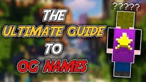 In windows 10 edition, this cannot be. Og Names And Invalid Names Hypixel Minecraft Server And Maps