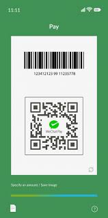 You will see a qr code that you need to scan using your wechat app on your phone. Wechat Pay Payxpert
