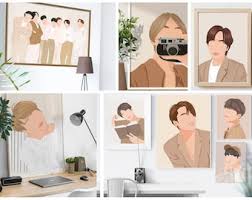 Kpop room aesthetic _ in 2020 | room ideas bedroom, army room decor. Kpop Room Decor 1 000 Results Etsy