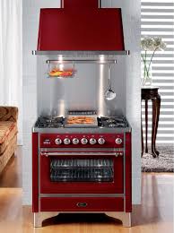 Ilve M 906d Mp Majestic Gasherd Mit Elektrobackofen Rot Nostalgie Gasherd De Kuche Retro Kuchenprodukte Gasherd