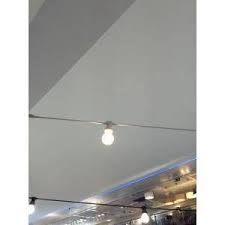 Conforama illuminazione per esterni, lampade da giardino, faretti, paletti solari, plafoniere, luci. New Lamps Catena Con 10 Porta Lampadine Attacco E27 Per Esterno Prolungabile Catenaria O Cordoniera Lunga 10 Metri Colore Colore Bianco 55 141