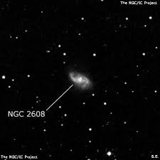 Esta galaxia espiral barrada de la constelación de cáncer parece una versión más pequeña de la vía láctea. Galaxy Ngc 2608 Barred Spiral Galaxy In Cancer Constellation
