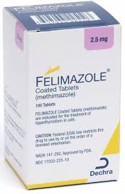 The use of transdermal medications in cats has become popular in veterinary medicine due to the ease of administration compared to oral medication. Felimazole Coated Tablets Methimazole 2 5mg
