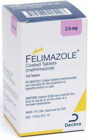 Many cats have both disorders, but the kidney disease is often masked by the hyperthyroidism. Felimazole Coated Tablets Methimazole 2 5mg