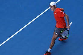 Which shoe model is for me? Alex De Minaur Celebrates Win Over Pedro Sousa Abc News Australian Broadcasting Corporation