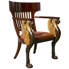 French Empire Style Chair By Frederick Victoria Empire Furniture Antique Furniture Makeover French Empire Furniture