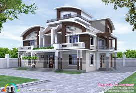 4 bed room + toilet; North Indian Style Decorative House Kerala Home Design And Floor Plans 8000 Houses