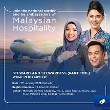A malaysian airline has come under fire after a media report claimed it requires prospective flight attendants to remove their tops during job interviews. Malaysia Airlines Part Time Cabin Crew Walk In Interview Kuala Lumpur January 2020 Better Aviation