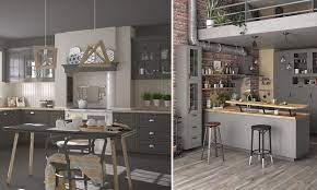 Check spelling or type a new query. Cuisine Grise Et Bois 20 Modeles Tendance Pour Vous Inspirer