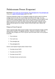Check spelling or type a new query. Doc Pelaksanaan Proses Evaporasi Ari Hardianto Academia Edu