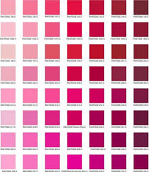 Pink Pantone Chart In 2019 Pantone Color Chart Pantone