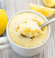 Keto Lemon Mug Cake Recipe In 2020 Lemon Mug Cake Mug Cake Food